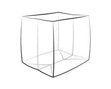 Seitenfaltensack  1250+850 x 1950 mm, LDPE transluzent, 75 my