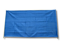Bauzaunnetz ge�st 1,80 x 50 m 150 g/m� blau auf Rolle