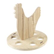 Eierhalter Henne aus Holz Osterdeko 27 cm, 1 Stk.