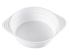 Suppenterrine Suppenteller 500ml, PP, Mikrowellentauglich, wei�, 100 Stk.