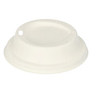 Domdeckel f�r Hei�getr�nke aus Zuckerrohr pure � 90mm, 50 Stk.