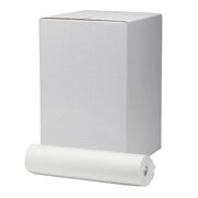 Celtex Liegenabdeckungen 2-lagig Papier mit PE-Beschichtung wei� 44,5x38cm 265 Abrisse, 6 Rollen je 100m