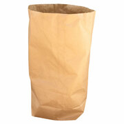Papier Müllsäcke  70 L 55x85+20cm 2-lagig kompostierbar & biologisch abbaubar braun, 25 Stk.