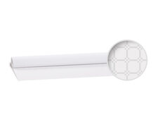 Papiertischdecke mit gepr�gtem Muster gerollt 1,2x8m, wei�