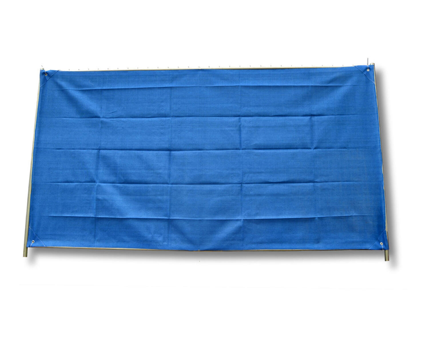 Bauzaunnetz ge�st 1,80 x 50 m 150 g/m� blau auf Rolle