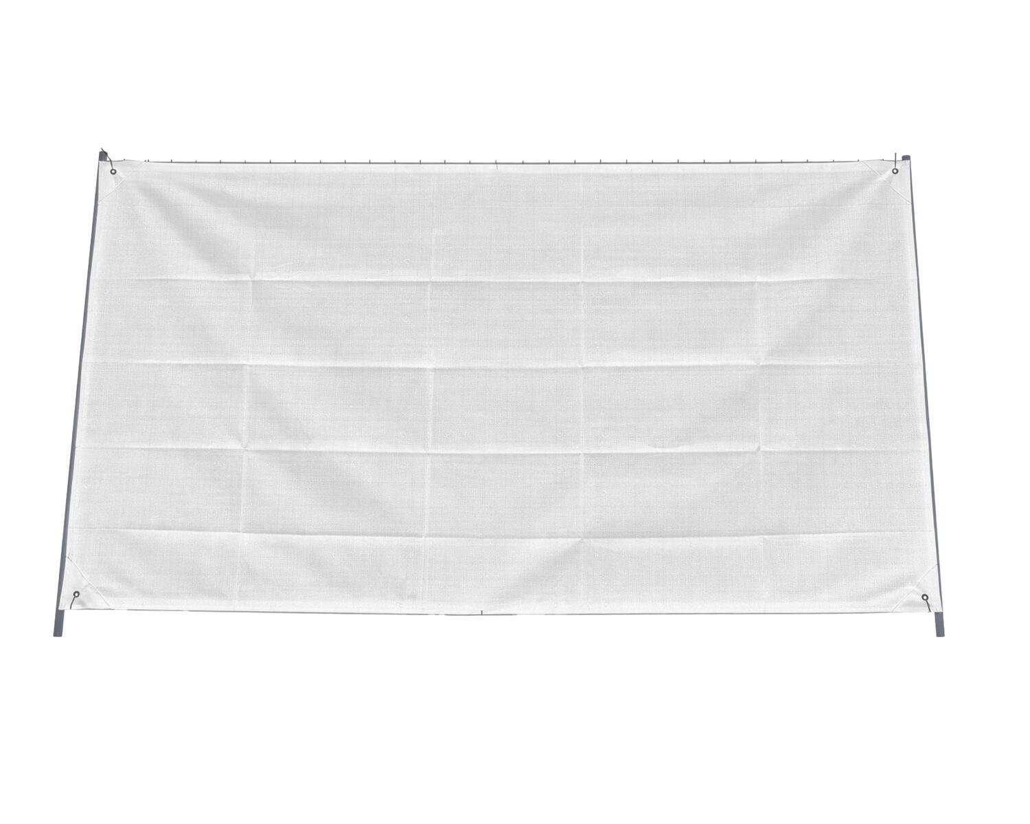 Bauzaunnetz ge�st 1,80 x 50 m 150 g/m� wei� auf Rolle