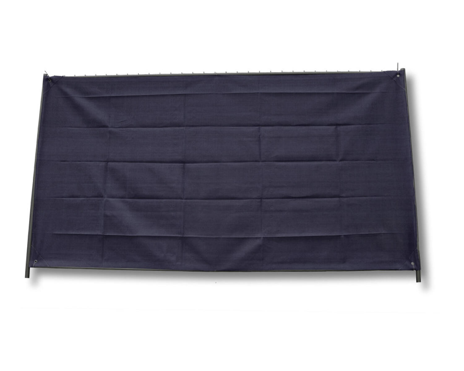 Bauzaunnetz ge�st 1,80 x 50 m 150 g/m� schwarz auf Rolle