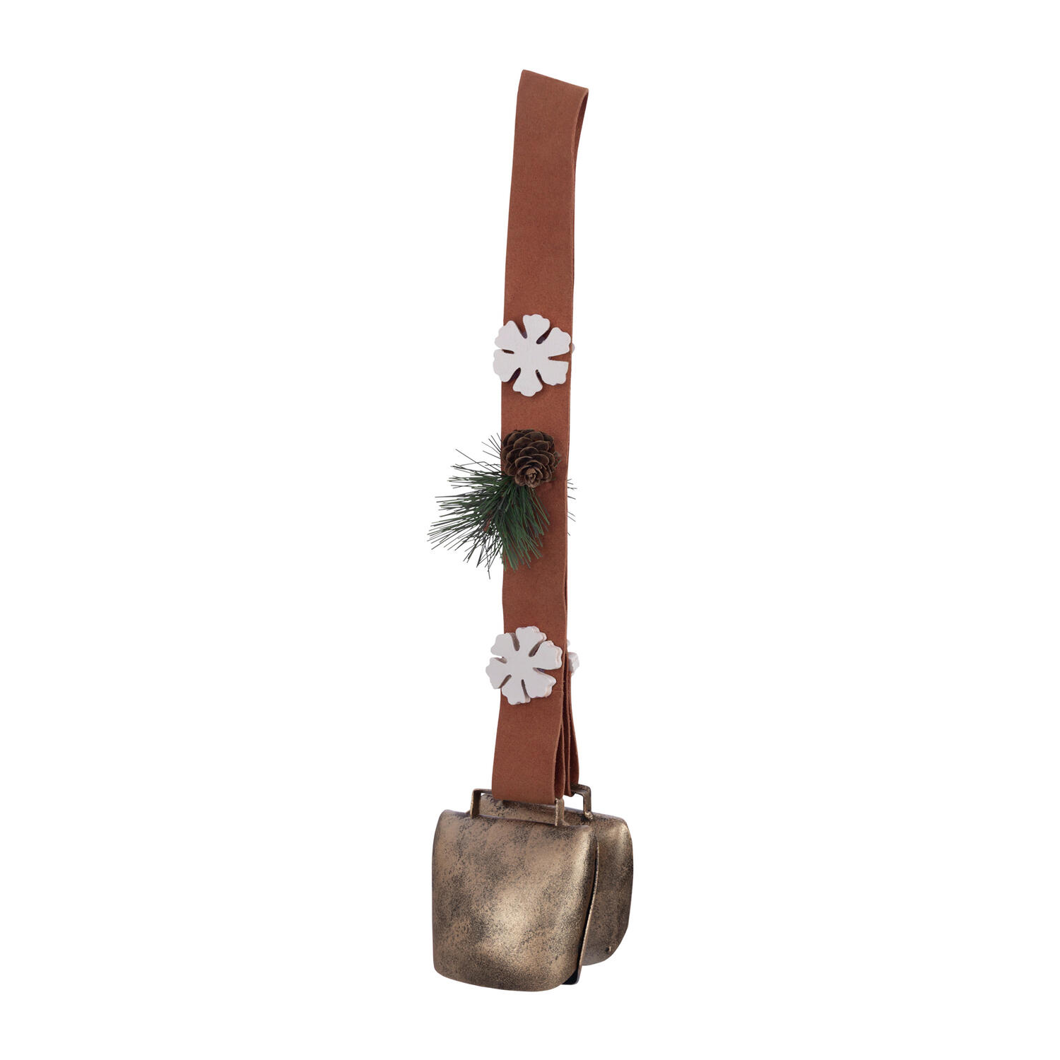 Glocken aus Metall, Deko zum Hngen gold 50cm