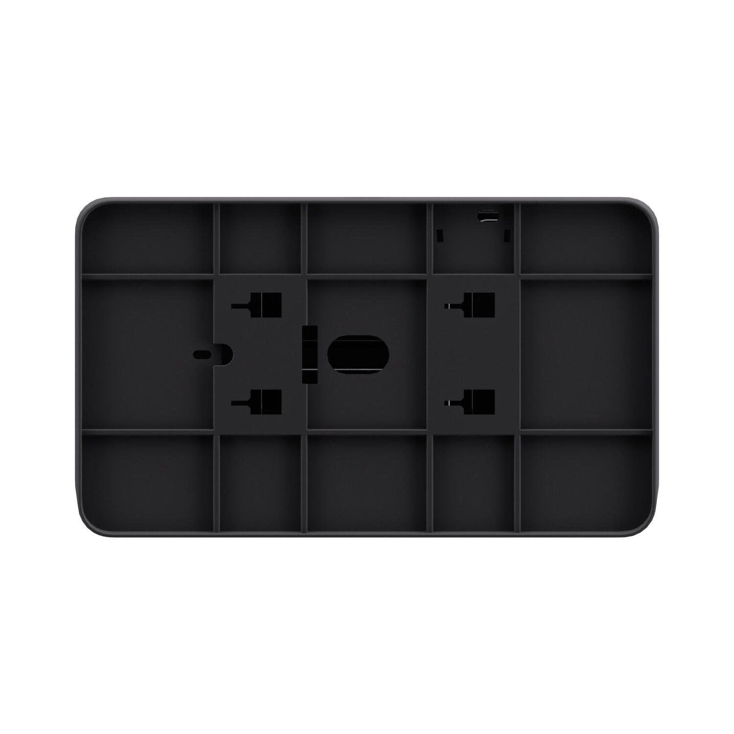 Satino Hyginity Falthandtuchspender XS, System PT3,  17,6 cm x  30,1 cm x  15,1 cm, schwarz