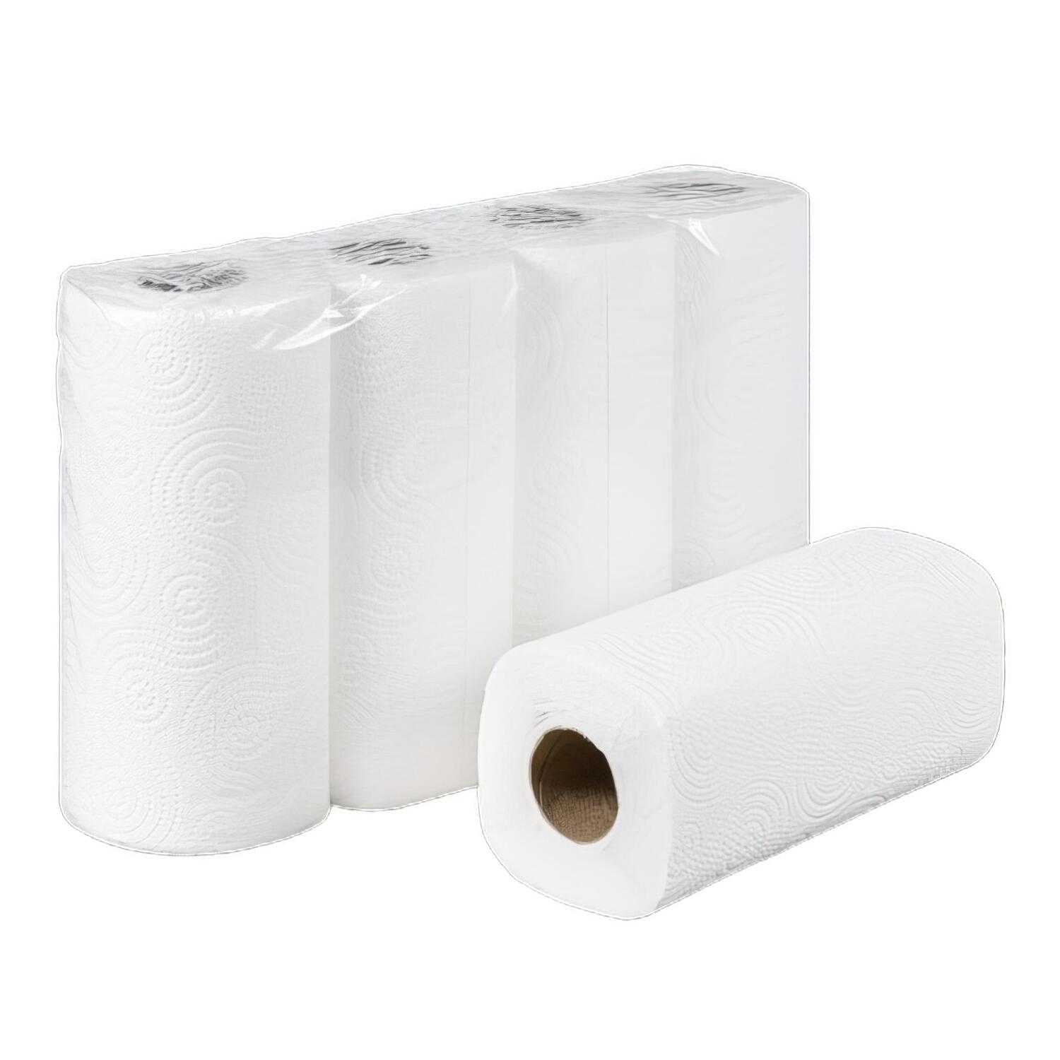 EcoLine K�chenrolle 2-lagig Zellstoff 50 Blatt 22,5cm x 22cm, 32 Rollen