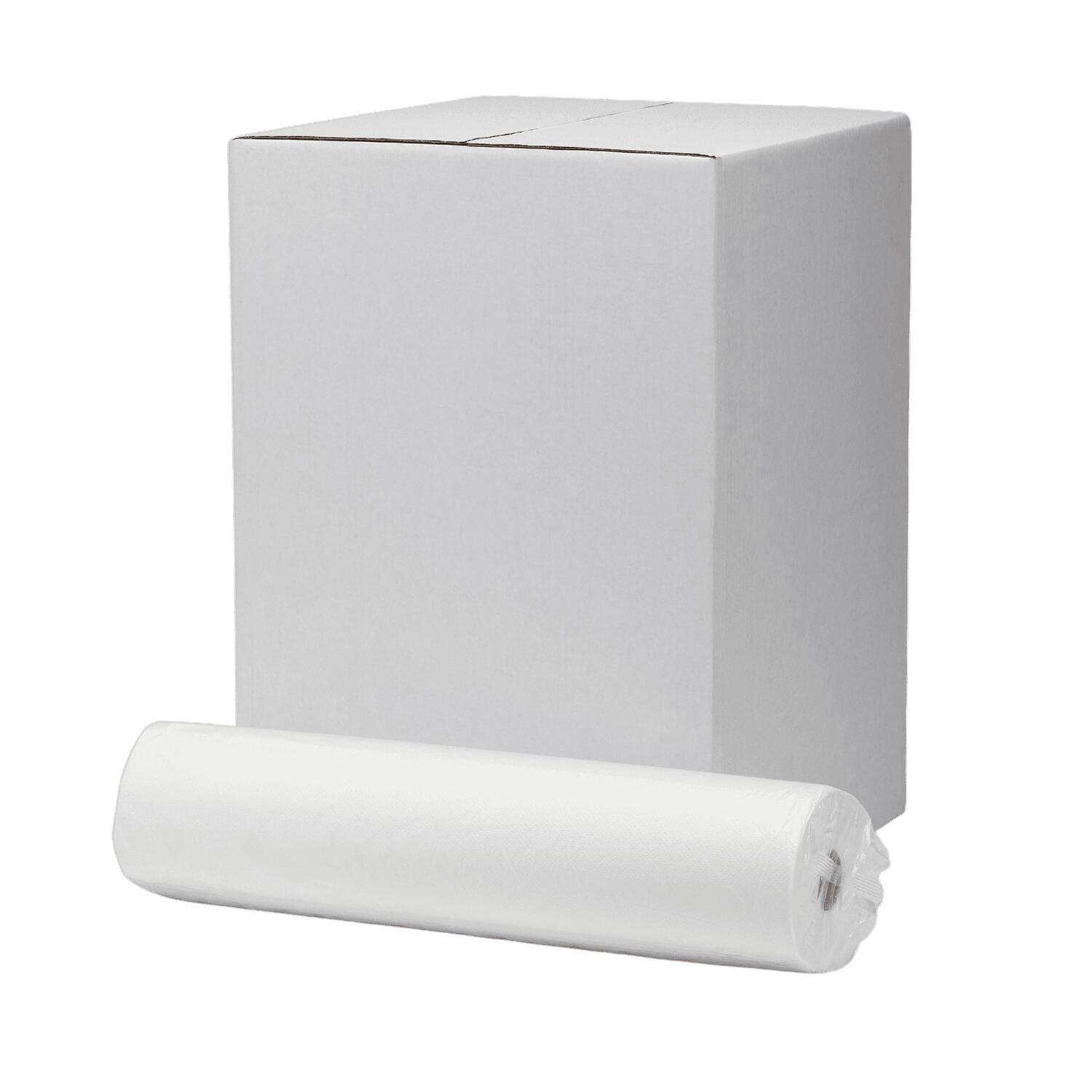 Celtex Liegenabdeckungen 2-lagig Papier mit PE-Beschichtung wei� 59,5x38cm 265 Abrisse, 6 Rollen je 100m