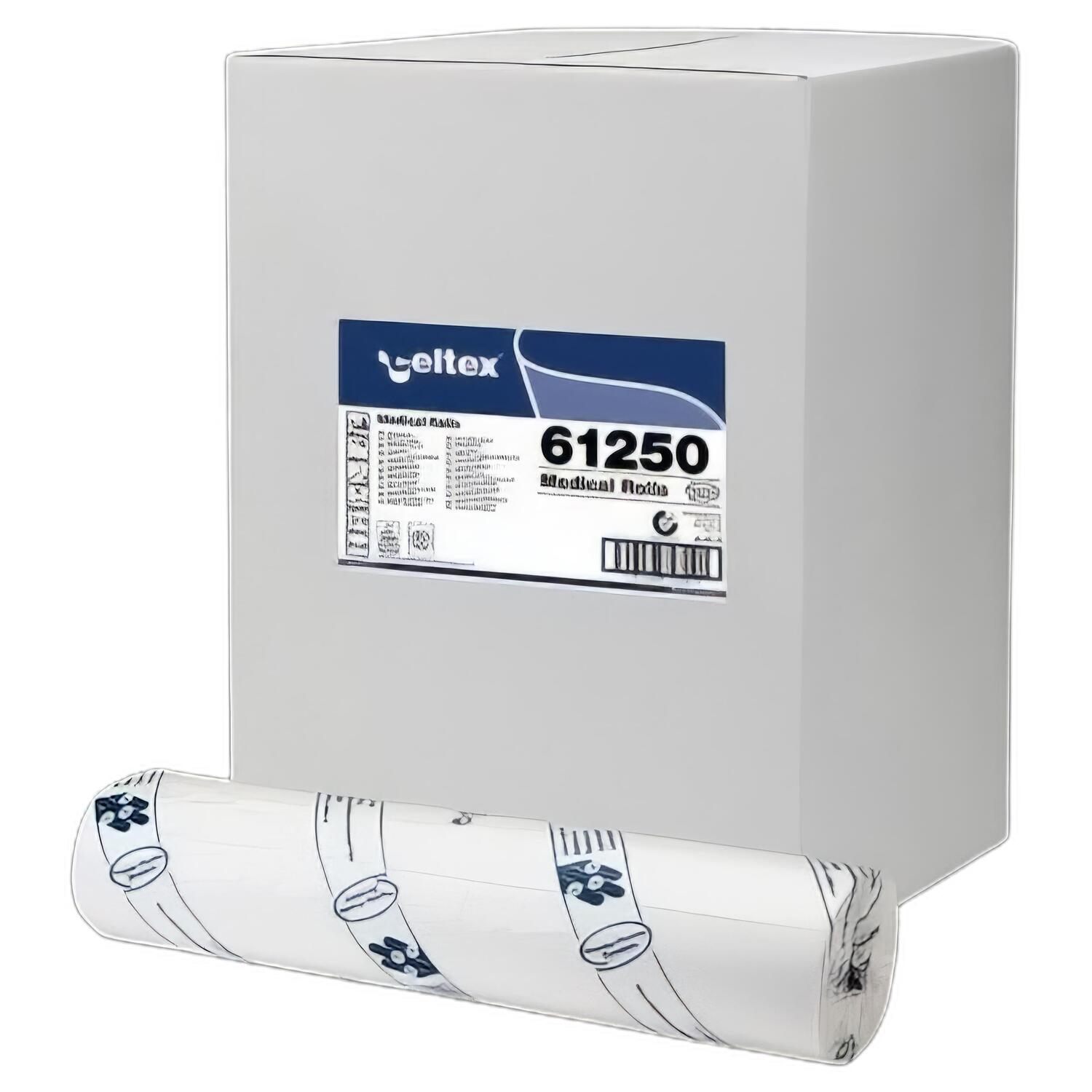 Celtex Liegenabdeckungen 2-lagig Tissue wei� 50x38cm 395 Abrisse, 6 Rollen je 150 m