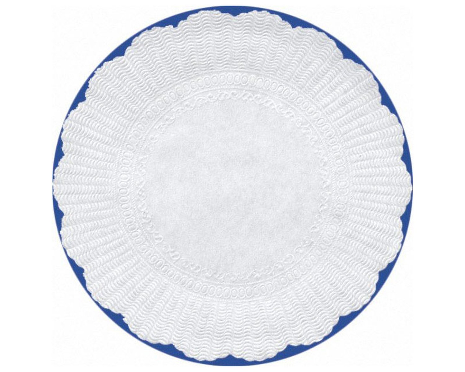 Plattenpapiere, rund, wei,  30 cm, 500 Stk.