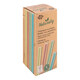 Trinkhalme aus Papier f�r Bubble Tea, pastellbunt �12mm 21cm, 50 Stk.