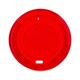 Domdeckel rot f�r Pappbecher COFFEE TO GO mit 80mm �, 100 Stk.