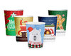 Pappbecher Heigetrnkebecher doppelwandig WEIHNACHTSMIX 200ml (max 270ml), 25 Stk.